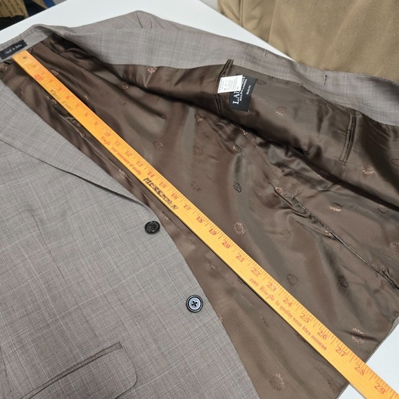 Ralph Lauren LRL Sport Coat Mens 40S Gray Check 2 Button Career Blazer Jacket - Picture 13 of 14